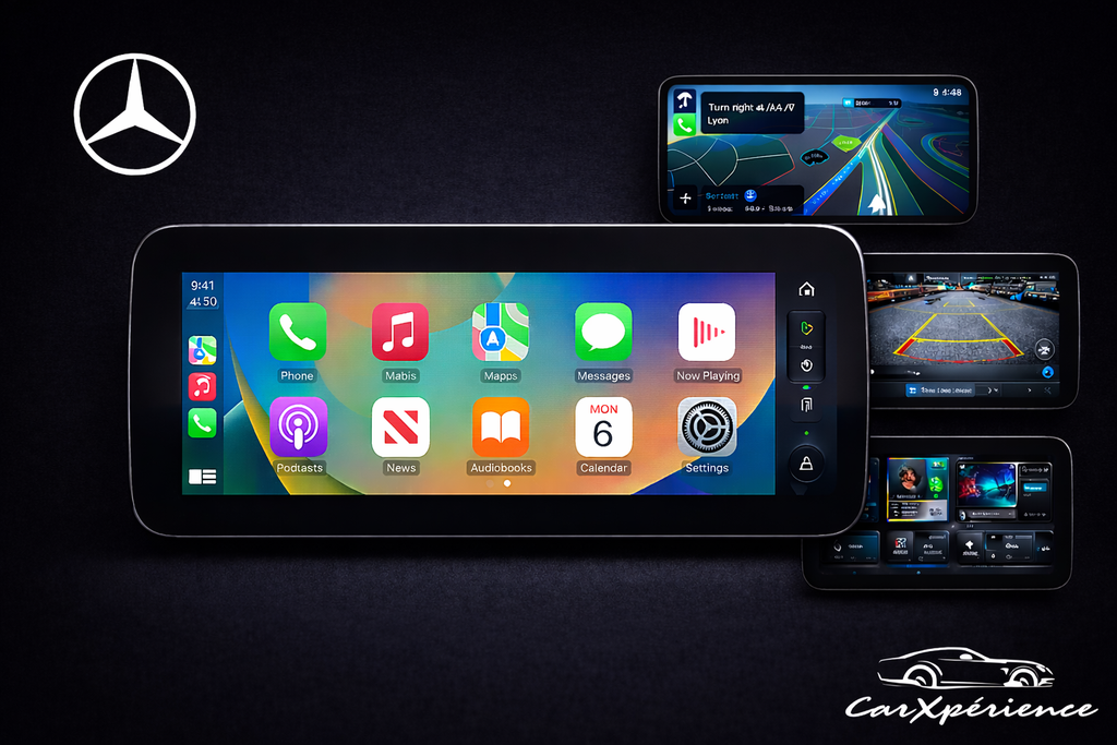 Ecran 10 Pouces Mercedes multimédia CarPlay & Android Auto – Classe A/B/G/CLA/GLA