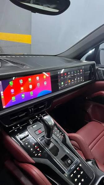 Double Ecran 12.3+12.3 Pouces CarPlay & Android Auto - Porsche Cayenne