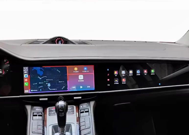 Double Ecran 12.3+12.3 Pouces CarPlay & Android Auto - Porsche Panamera